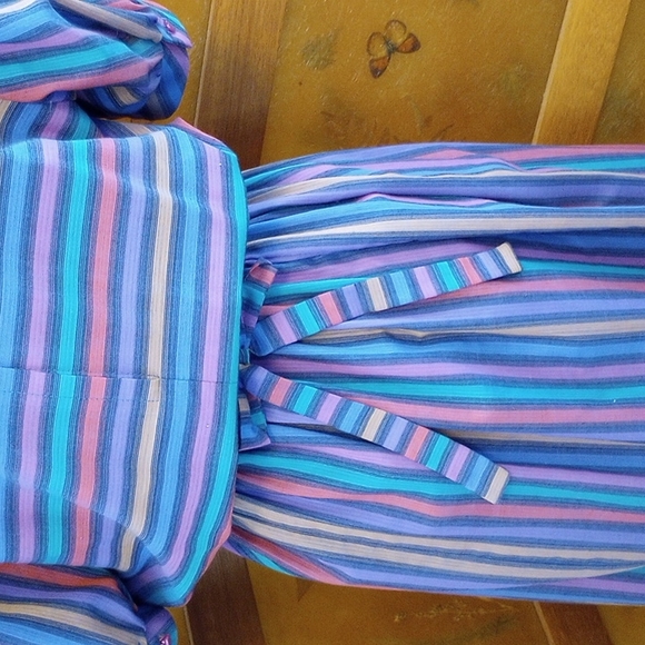 VTG 80’s Cottagecore Pastel J.J. of California Dress - Picture 11 of 15